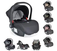 Moni silla de auto i-Size Multi (40-87cm) grupo 0+ cubrepiés arnés reposacabezas, colores:canoso