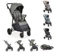 Moni silla de paseo de verano, capota parasol, ruedas de EVA, ajustable, color:gris