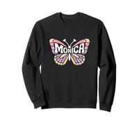 Monica Butterfly - Arte de Palabras con Nombre Personalizado Sudadera