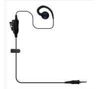 MONICONA Auriculares PTT con Gancho para la Oreja en Forma de C para Motorola EVX-S24 Yaese VX-6R FT-270R Standard Horizon HX320 HX210 HX40 HX890