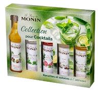 Monin - Estuche para cócteles - Coco, flor de saúco, Mojito Mint, fresa y pasión - 5 x 5 cl