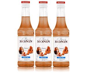 Monin Jarabe Caramel Light, 0,25 l, 3 unidades