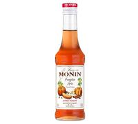 MONIN - Jarabe de calabaza picante para latte, chocolate caliente y batido de leche para Halloween - Sabores naturales - 3x25cl
