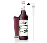 Monin - Jarabe de moras con bomba MONIN sin BPA, envasado, suave y jugoso, ideal para cócteles, refrescos y refrescos, sin gluten, sin OGM (750 ml)