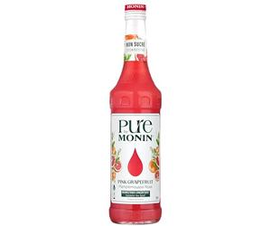 Monin Jarabe de pomelo rosa (1 x 0,7 l) - para cócteles - bebidas y postres - refrescante - sabor cítrico