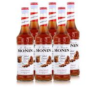 Monin Jarabe salado de caramelo salado, 0,7 L, paquete de 6