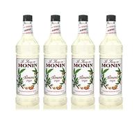Monin Monin Gourmet Flavoring Almond, 33.8-Ounce Plastic Bottles (Pack of 4)