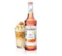 Monin Salted Caramel Syrup, 750 ml Glass Bottle