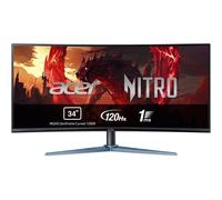 Monitor Acer NITRO ED0 ED340CUJ0BMIIPX 34" WQHD 120Hz VA Curvo Zeroframe AdaptiveSync Altavoces