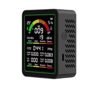 Monitor ambiental 9 en 1 para CO2 C6H6 formaldehído TVOC ruido y temperatura humedad probador de calidad del aire medidor transductor