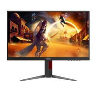 AOC 24G4HA Monitor Gaming 24 Pulgadas FHD, 200Hz, Fast IPS, 0.5 ms MPRT, Adaptive Sync., HDR10, G-Sync Compatible, Altura Ajustable, Altavoces (1920x1080, 2X HDMI 2.0, 1x DP 1.4), Rojo/Negro