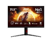 AOC U32G4U Gaming Monitor 32 Pulgadas, 160Hz Panel Fast IPS, 0.5HDR400, Adaptive Sync, G-Sync Compatible, Altura Ajustable, (3840x2160 HDMI 2X 2.1 DP 1x 1.4 USB Hub) Negro