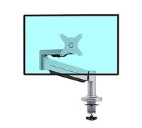 Monitor Arms Single Monitor Desk Mount Stand Tilt and Swivel Adjustable Aluminum Alloy Single Desk Arm Stand Monitor Stand with 2 USB3. 0 Ports 3 Colors Monitor Accessories (Silver 8)