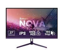 Arozzi Monitor Nova 27" Gaming IPS QHD 2560×1440 180Hz 1 ms FreeSync HDR Altavoces Integrados Morado