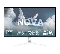 Monitor Arozzi Nova 32" QHD 180Hz IPS Plano HDR Blanco 1ms Altavoces
