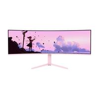 Monitor Arozzi Nova 49" Dual QHD 165Hz VA Curvo 4ms Altura Ajustable Rosa