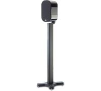 Monitor Audio Apex Pies A10 negro (lote de 2) - Soporte para altavoz, 91,65 cm, Puntas de desacoplamiento integradas