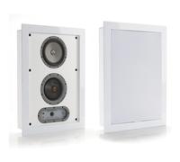 Monitor Audio SF1 in wall blanco - Altavoz empotrable en pared, in-wall, Tweeter orientable, 100 W