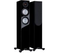 Monitor Audio Silver 200 7G negro lacado (lote de 2) - Altavoz de torre, 150 W, Bass-reflex, 8 ohm