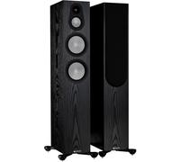 Monitor Audio Silver 300 7G roble negro (lote de 2) - Altavoz de torre, 200 W, Bass-reflex, 8 ohm