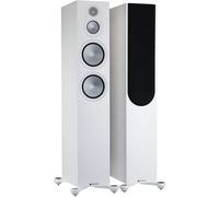 Monitor Audio Silver 300 7G satinado blanco (lote de 2) - Altavoz de torre, 200 W, Bass-reflex, 8 ohm