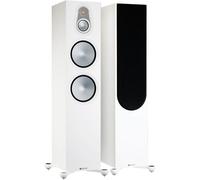 Monitor Audio Silver 500 7G satinado blanco (lote de 2) - Altavoz de torre, 250 W, Bass-reflex, 8 ohm