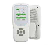 Monitor avanzado de aire interior rastrea 10 indicadores clave, incluyendo PM2 5, temperatura y humedad con alertas en tiempo real y fácil lectura