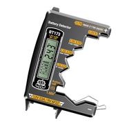 Monitor avanzado de estado de la batería para celdas de 1,55 V y 12 V, doble pantalla, funcionamiento automático, ABS, construcción, detector de batería de tamaño de bolsillo