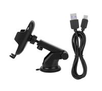 Monitor Carplay de compatibilidad universal, soporte de ventosa, montaje flexible para transmisión inalámbrica de energía eléctrica de corto