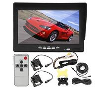 Monitor con Doble Pantalla 7" AHD HD para Camión y Autobús 12V - 36V - Grabador de Conducción con Visión Nocturna Starlight, Fácil Inversión Segura y Compatible para Vehículos