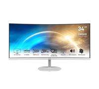 Monitor curvo 34' uwqhd msi pro mp341cqw, pantalla ultrapanorámica 21