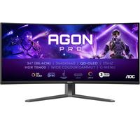 AOC - AGON PRO AG346UCD pantalla para PC 86,4 cm (34") 3440 x 1440 Pixeles Wide Quad HD QD-OLED Negro, Gris