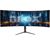 Monitor curvo de 49 NXM49CRVDC con doble QHD LED (negro) - NILOX