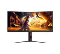AOC CU34G4 Gaming Monitor 34 Pulgadas 180Hz Panel Fast VA, 1ms GtG, HDR10, Altura Ajustable, (3440x1440 HDMI 2X 2.0 DP 1x 1.4) Negro