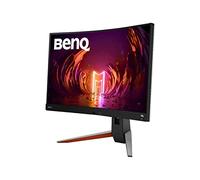 Monitor curvo para juegos de simulación de carreras BenQ MOBIUZ EX2710R de 27 pulgadas, QHD 2K HDRi 1000R, 165 Hz, 1 ms de MPRT, compatible con PS5/Xbox X, Metallic Grey