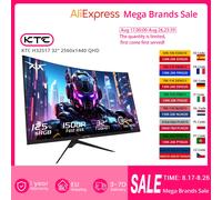 KTC H32S17 31.5" LED QHD 170Hz FreeSync Premium Curvo