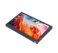 Monitor de 7 Pulgadas con Pantalla Táctil y Altavoces Duales, ángulo de Visualización de 170 °, Pantalla Táctil con Plug & Play 1024x600 para Raspi, para PI Retro, para 7 8 10,