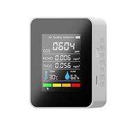 Monitor de aire, detector de CO2, temperatura y humedad relativa, medidor de CO2, detector de formaldehído, probador HCHO TVOC, detector de formaldehído para el hogar