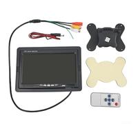 Monitor de asistencia de estacionamiento de 7 pulgadas con relación de aspecto ajustable y brillo, compatible con camiones grandes y vehículos eléctricos