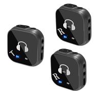 Monitor de auriculares inalámbrico de 5,8 G, de monitoreo intrauditivo con transmisor y receptor de emparejamiento automático