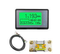 Monitor De Batería, Battery Coulomb Meter Indicador De Capacidad De Batería Voltímetro Amperímetro 8-120V 350A, TF03K Battery Monitor Nivel De Porcentaje Voltaje Medidor De Visualización Para Coche RV