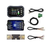 Monitor de batería Bluetooth DC 0-120V 100A 400A 600A Probador de batería Voltaje Corriente VA Batería Coulomb Medidor Indicador de Capacidad (Color : KG110F-0-120V-0-100A)