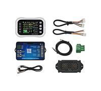 Monitor de batería Bluetooth DC 0-120V 100A 400A 600A Probador Voltaje Corriente VA Batería Coulomb Medidor Indicador capacidad(KH110F-0-120V-0-100A)