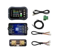 Monitor de batería con pantalla a color de 2,4 pulgadas, amperímetro inalámbrico de medidor de culombio con batería Bluetooth de 0-120 V, control móvil(KG140F0-400A)