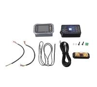 Monitor de batería inteligente de 100 A con pantalla de color de derivación RV Coulombímetro Voltaje de corriente Medidor de capacidad de alimentación para RV Marine Solar System