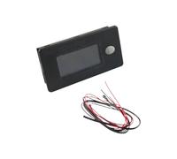 Monitor de Batería para Autocaravana | Medidor LCD Para Carritos De Golf Con Sensor De Temperatura - Voltímetro En Tiempo Real Para Coche Autocaravana Seguimiento De Salud De