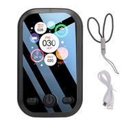 Monitor de Calidad de Aire PM2.5 PM10 PM1.0, Medidor Portátil Mini con Pantalla LCD, Detector de Humedad, Diseño Compacto Negro - Alta Precisión, Algoritmo Avanzado, Fácil de Usa (negro)