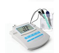 Monitor de calidad del agua 6 en 1, medidor de pH digital con pantalla LCD, medición de temperatura de 0 a 50 °C, ideal para laboratorios, investigación científica, piscinas y acuarios.