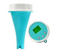 Monitor de calidad del agua, probador digital portátil con pantalla LCD retroiluminada, mide pH, cloro, EC, ORP, salinidad y temperatura para piscinas y spas