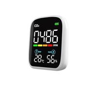 Monitor de calidad del aire, CO2 Monitor 400-5000PPM Carbon Dioxide NDIR Sensor Air Quality 70 * 84 * 35 Mm para el hogar(WIFI-3 in 1)